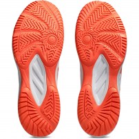 Волейбольні кросівки жіночі Asics UPCOURT 6 White/Vivid coral